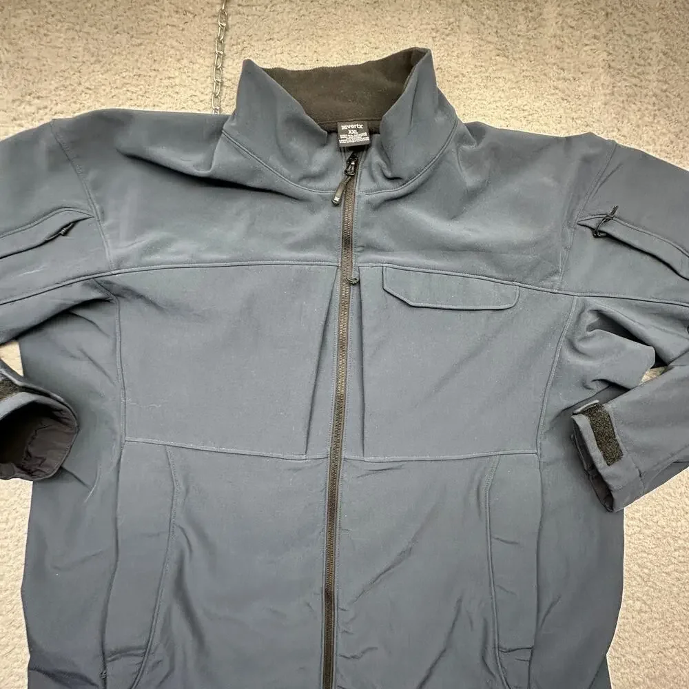 Vertx F1 VTX8830 Downrange Mens Soft Shell Jacket Mens XXL Navy Pockets Full Zip